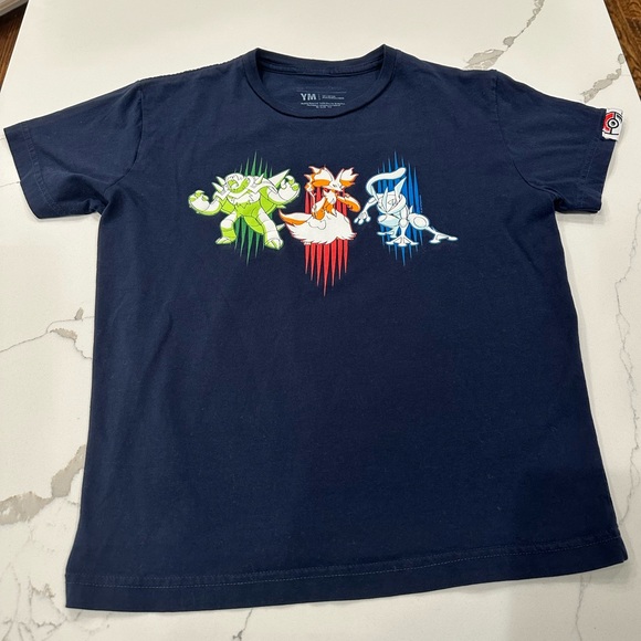 Kalos Pokémon Final Fierce Relaxed Fit Crew Neck T-Shirt - Youth Medium - Picture 2 of 7